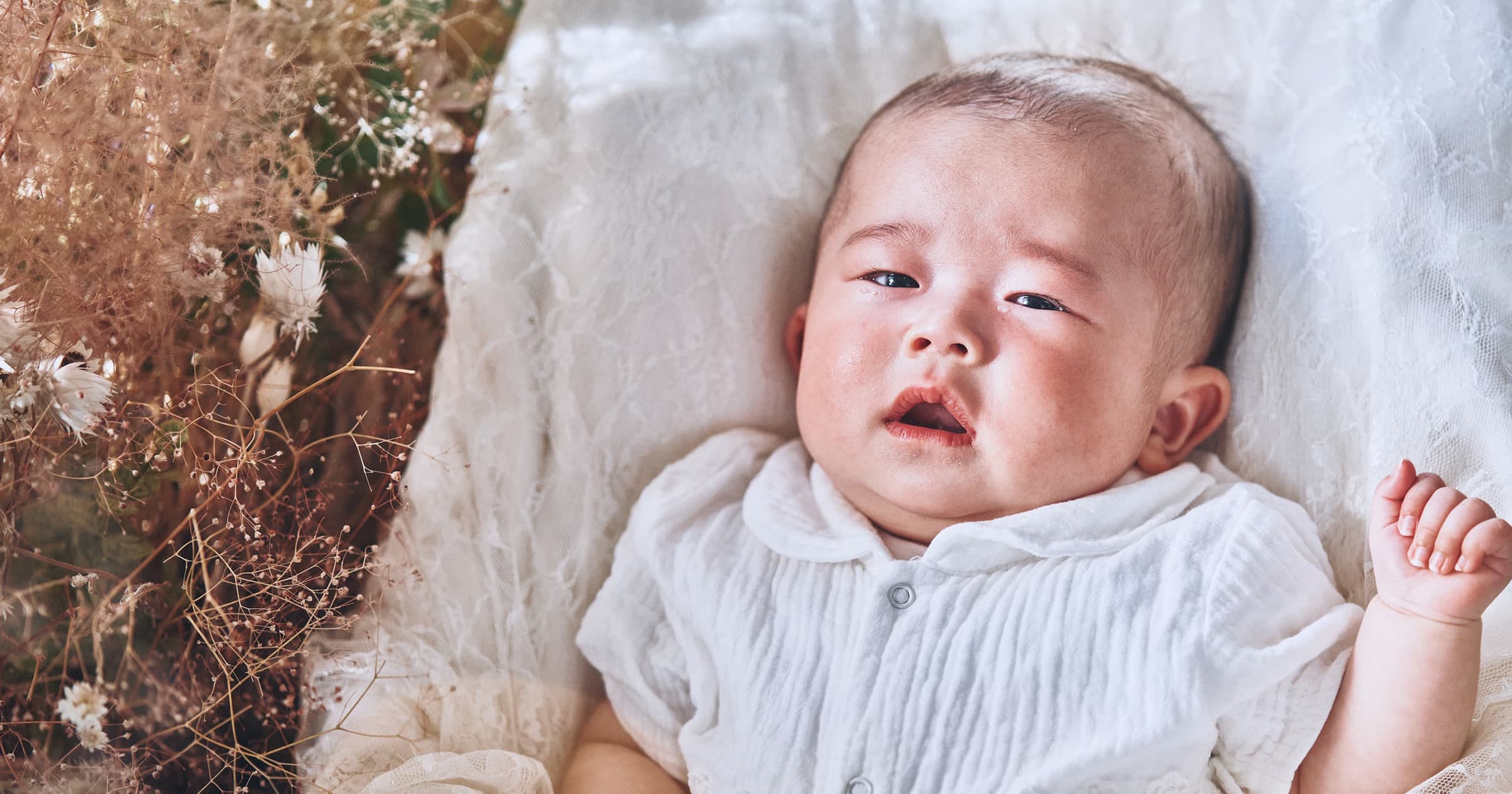泣き顔もかわいい思い出に♪小さなお子さまの撮影で大切にしていること